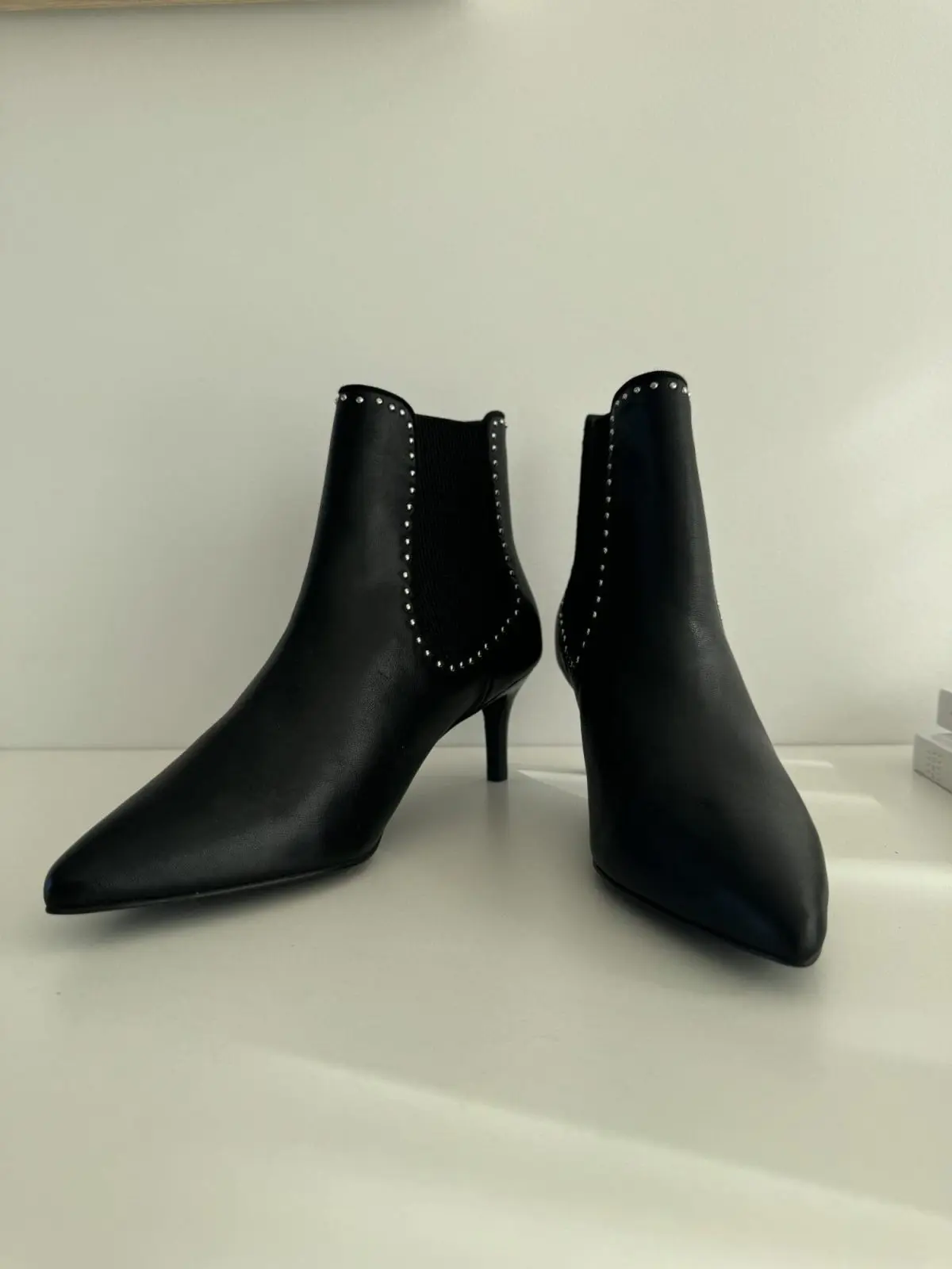 SOLSANA Pointed Heeled Boots