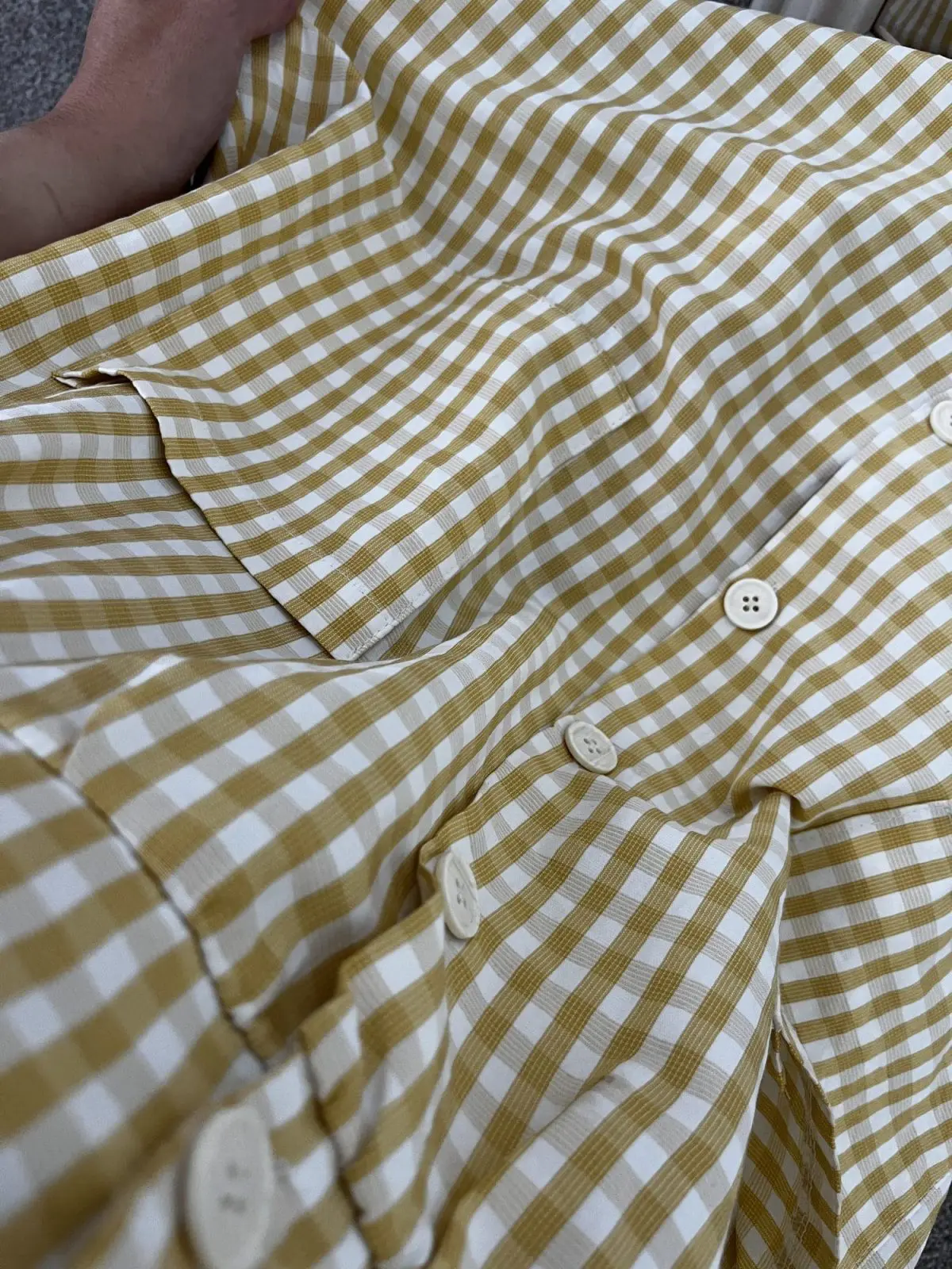 Yellow Gingham Dress