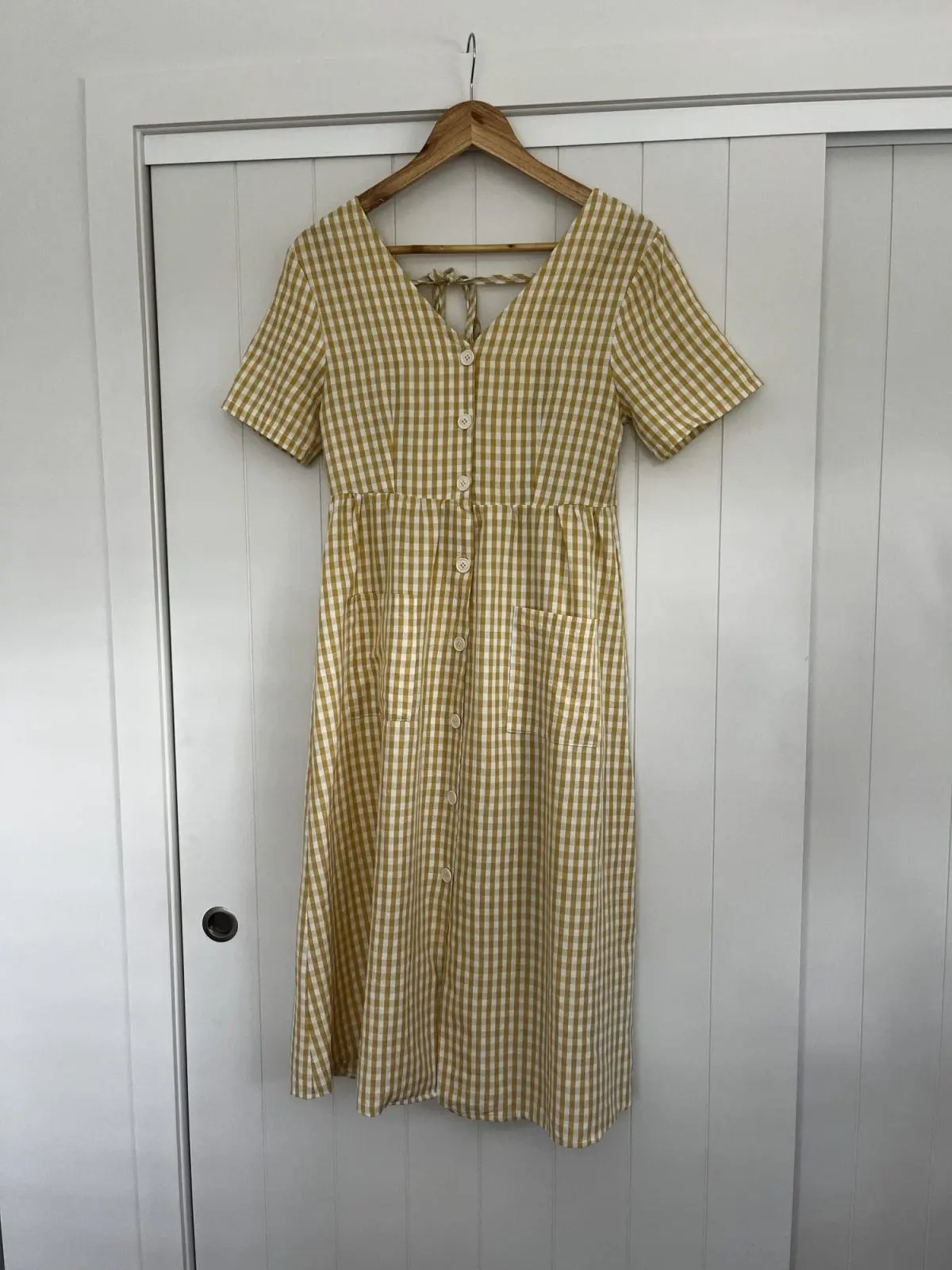 Yellow Gingham Dress