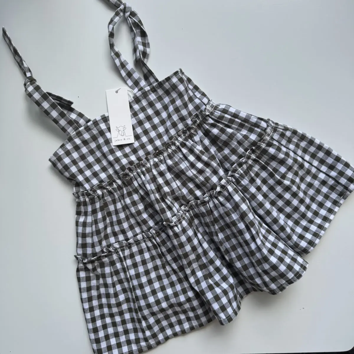 JUBEE & CO Girls Gingham Dress Brand New Size 1