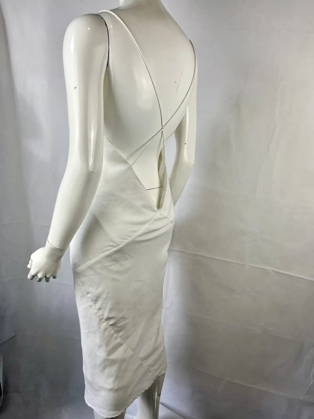 Maurie and Eve White Backless Dress