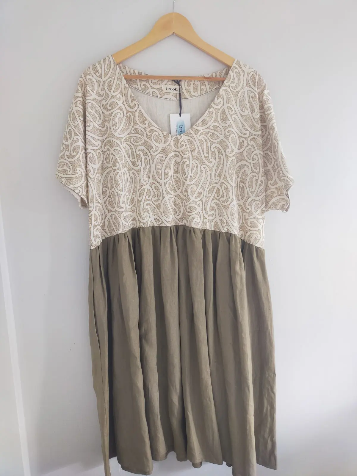 organic linen/cotton dress - 3XL