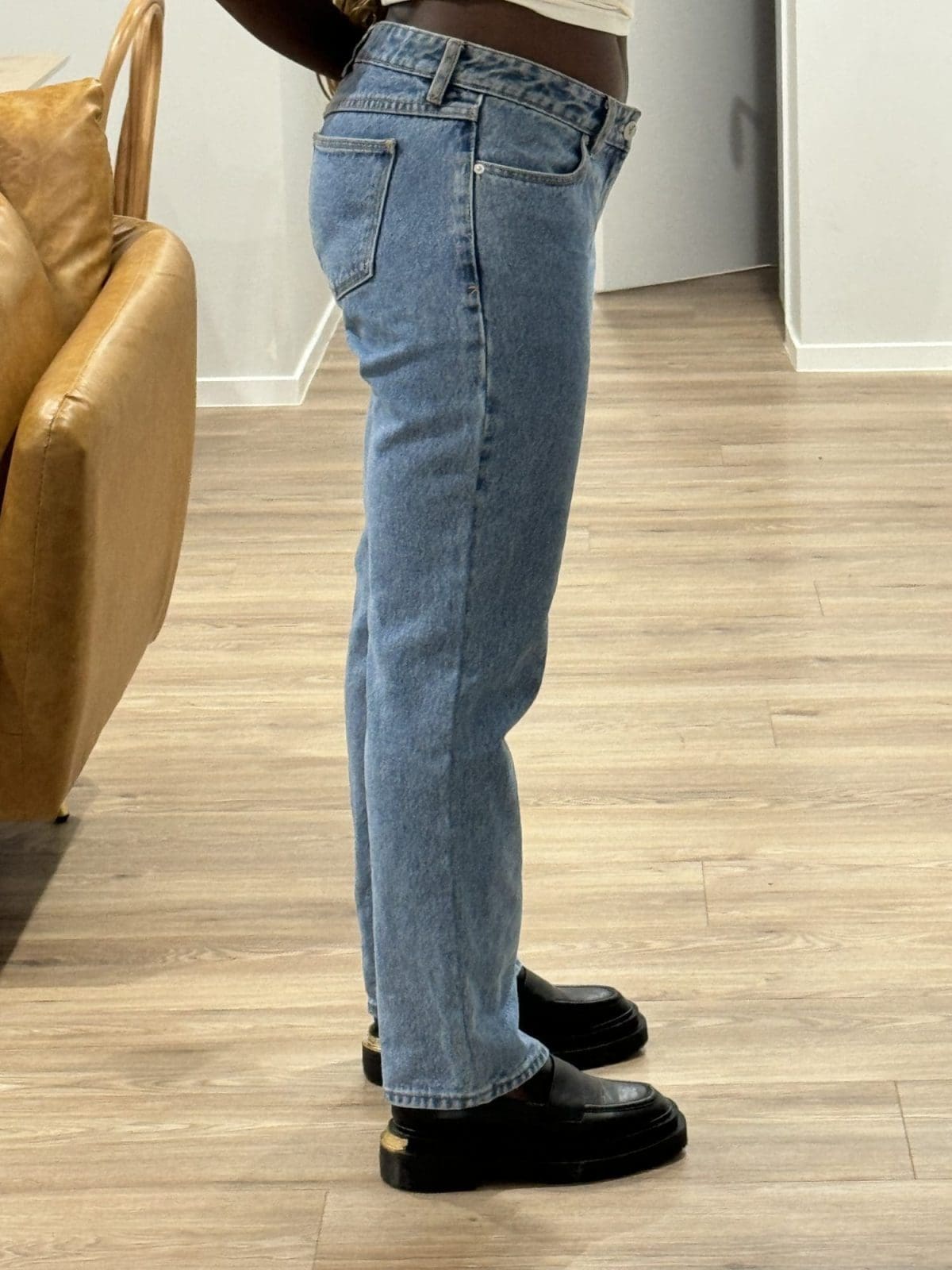 Abrand straight leg jean