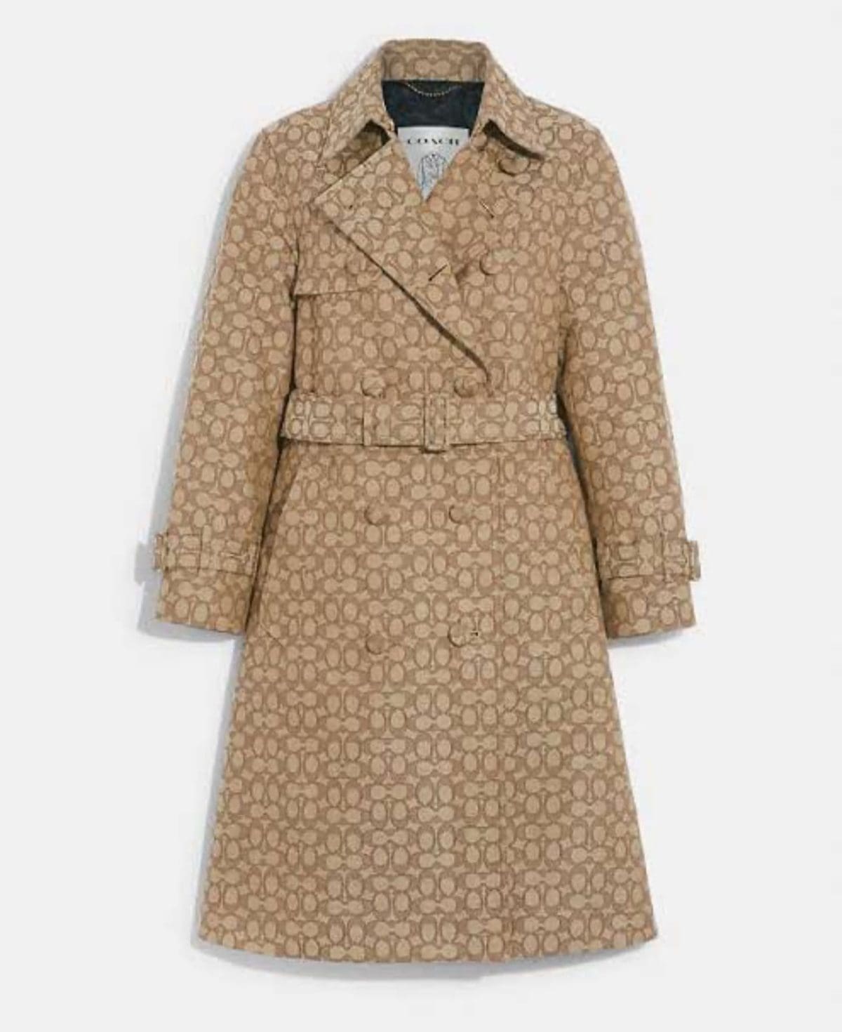 Coach Signature Trench Coat