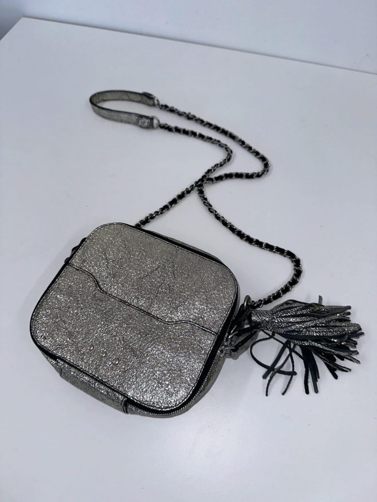 Jerome Dreyfuss Silver Pascal Bag