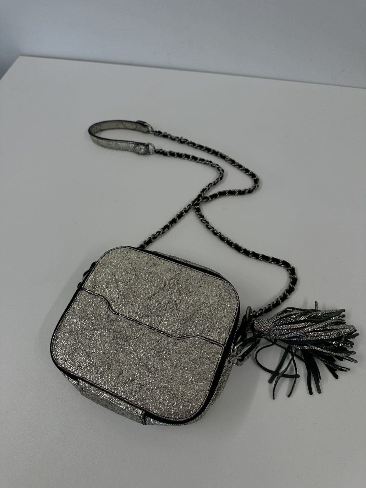 Jerome Dreyfuss Silver Pascal Bag