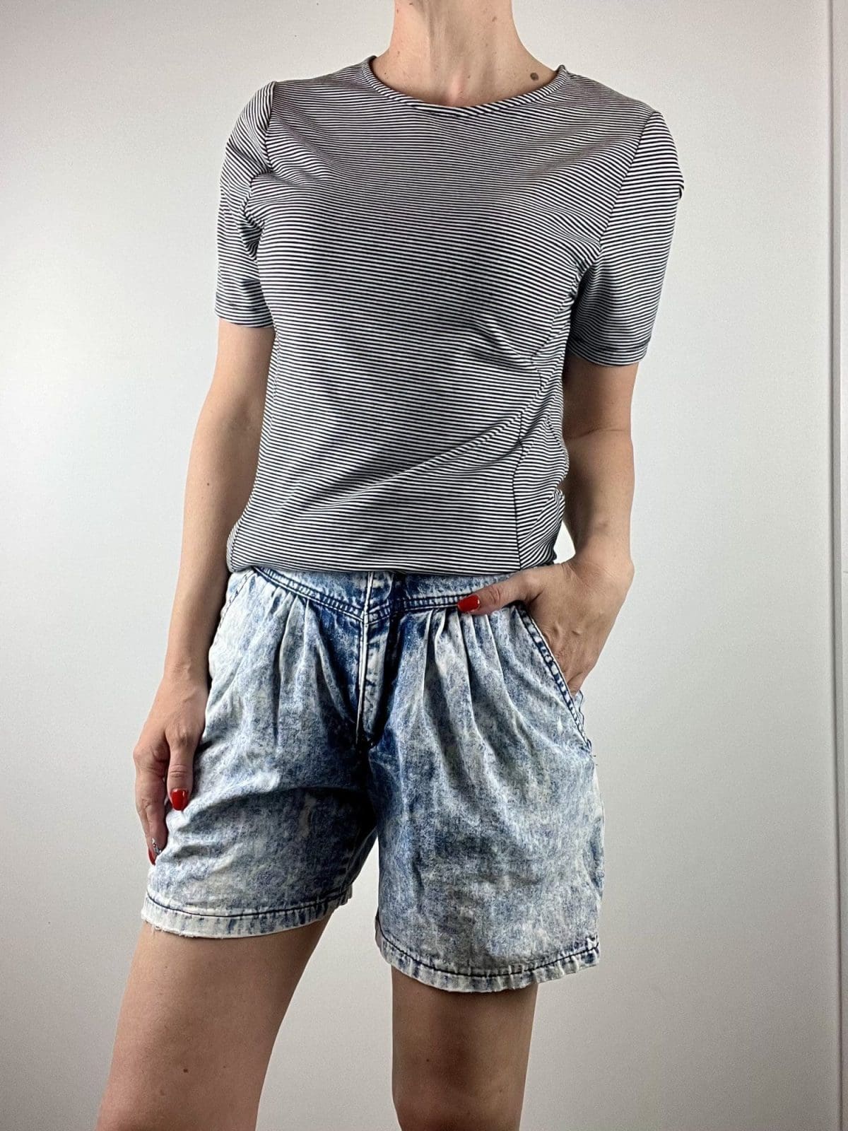 Vintage Acid Wash Shorts