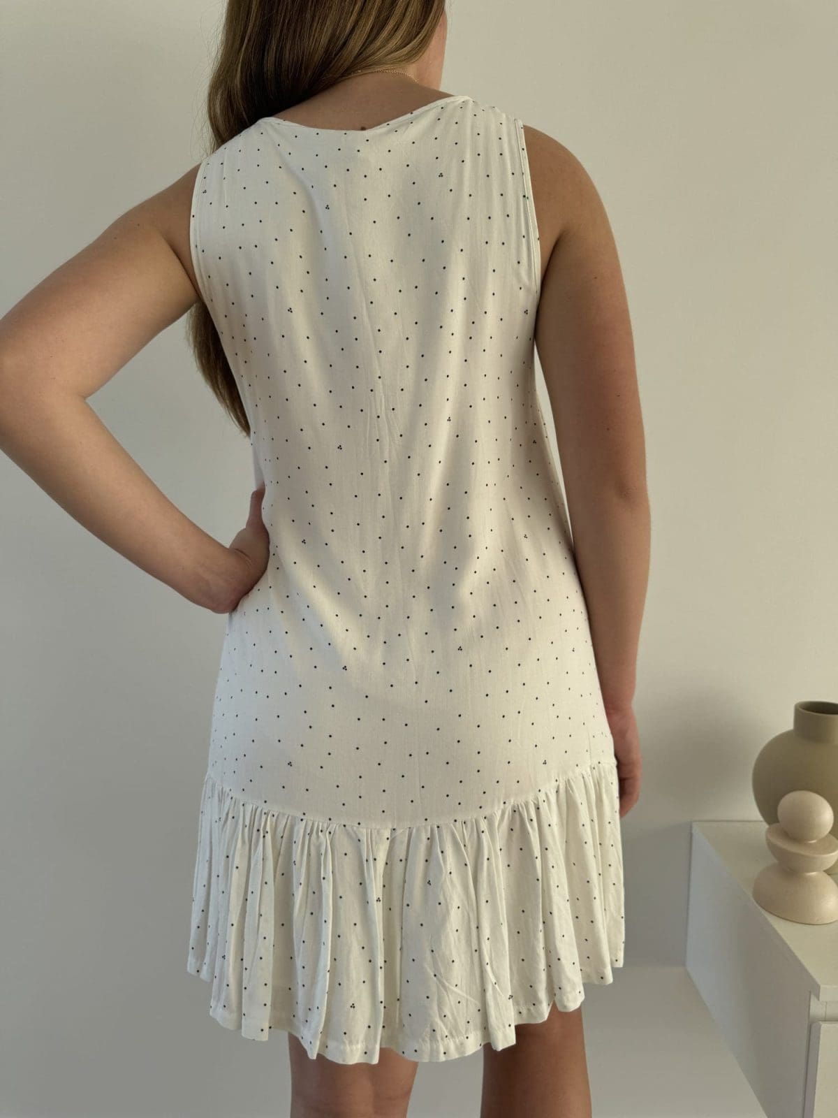 HUFFER White Summer Dress