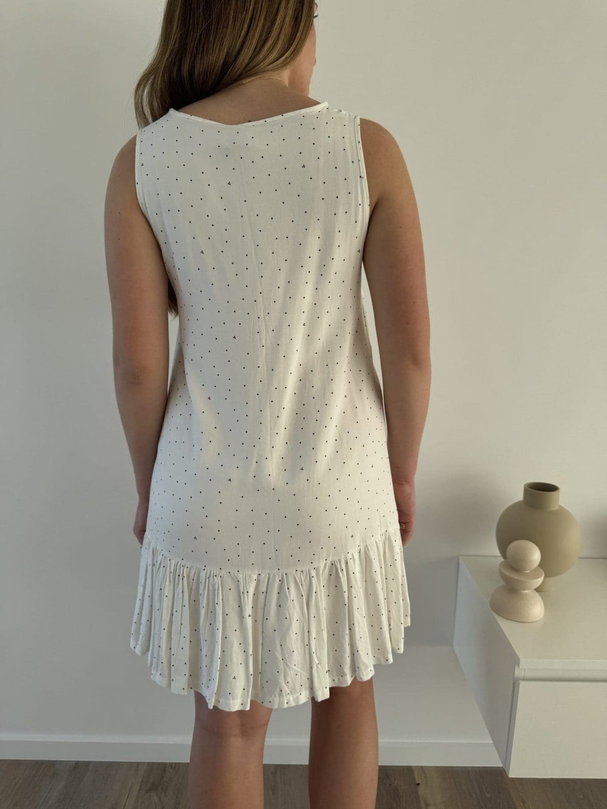 HUFFER White Summer Dress