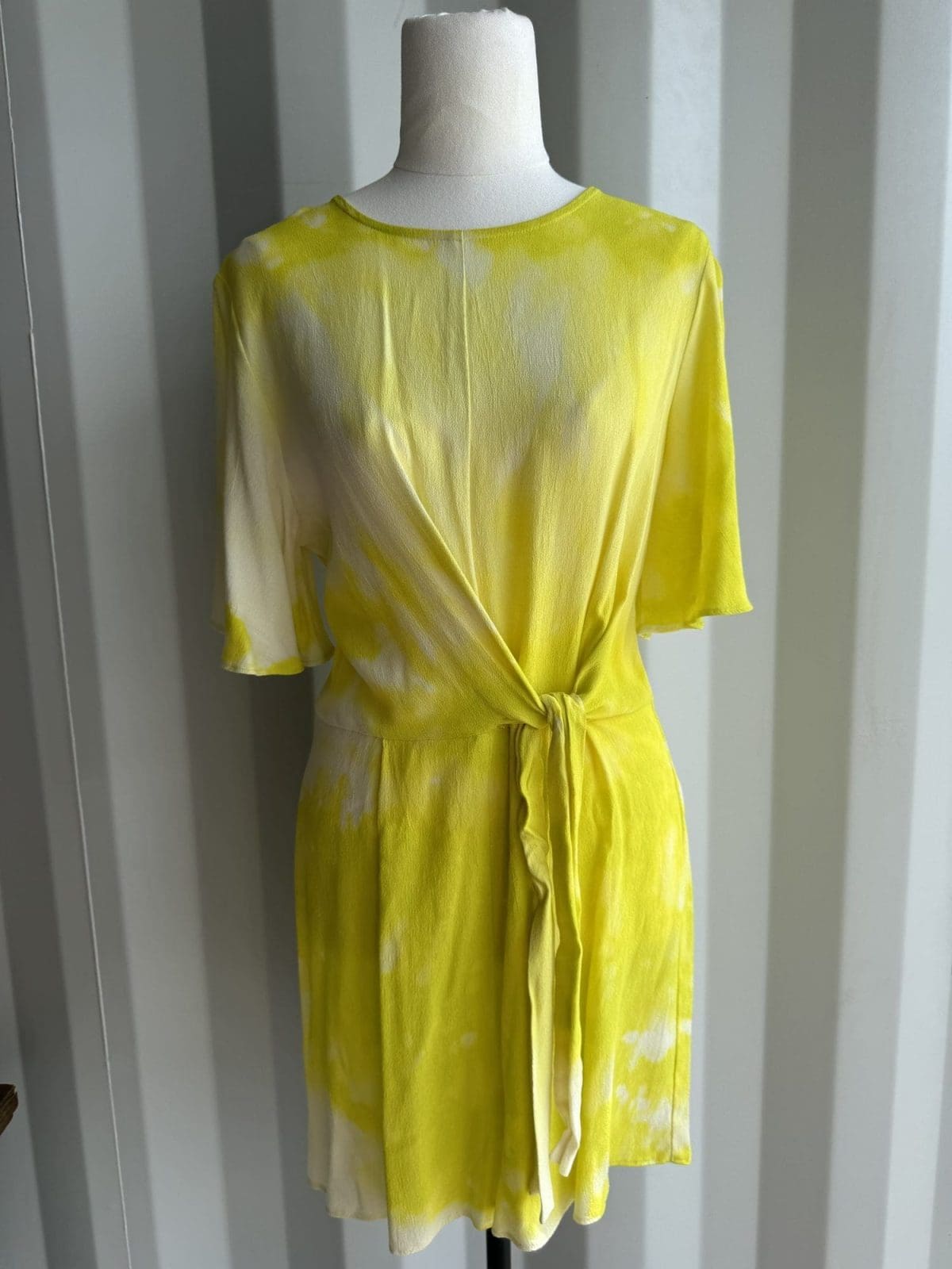 Yellow Jumpsuit Tie Dye Style