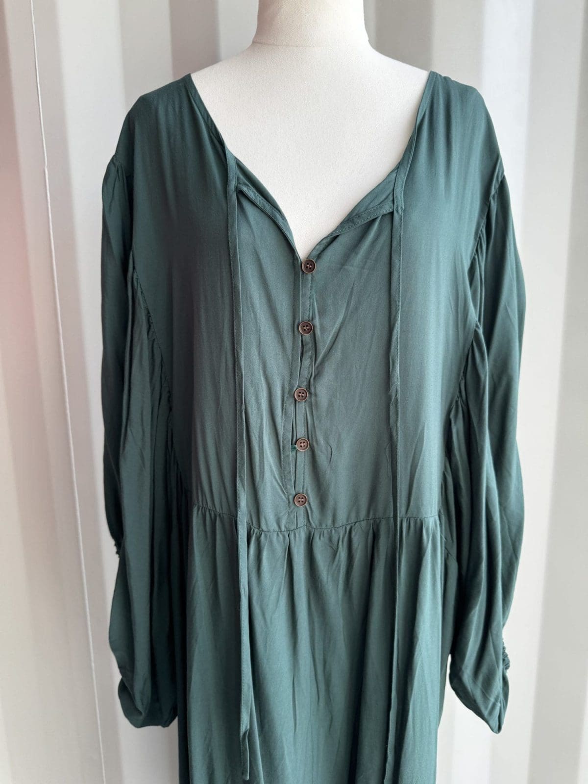 Bohemian Style Green Dress