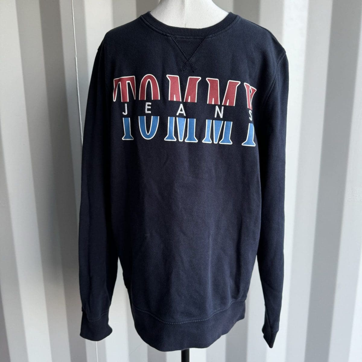 TOMMY JEANS Vintage Style Crewneck Jumper