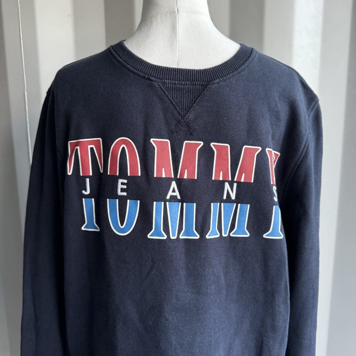 TOMMY JEANS Vintage Style Crewneck Jumper