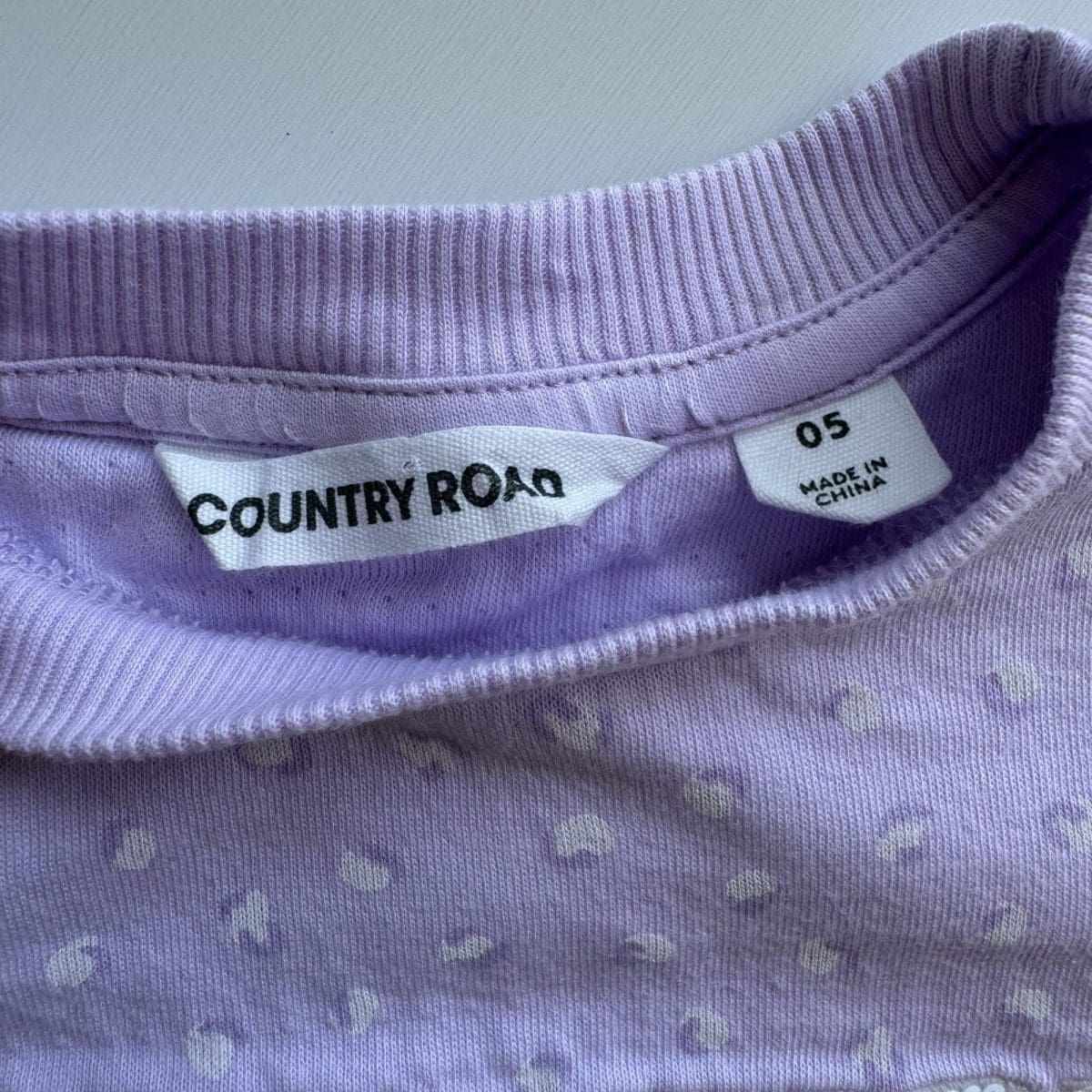 COUNTRY ROAD Girls Purple Jumper