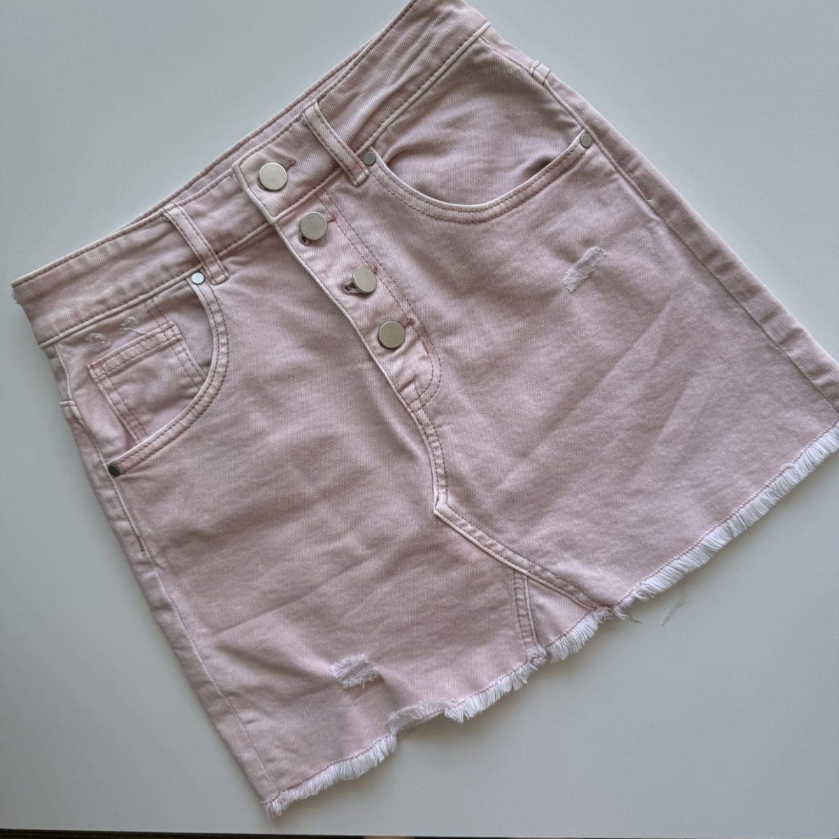 SEED TEEN Pink Denim style skirt