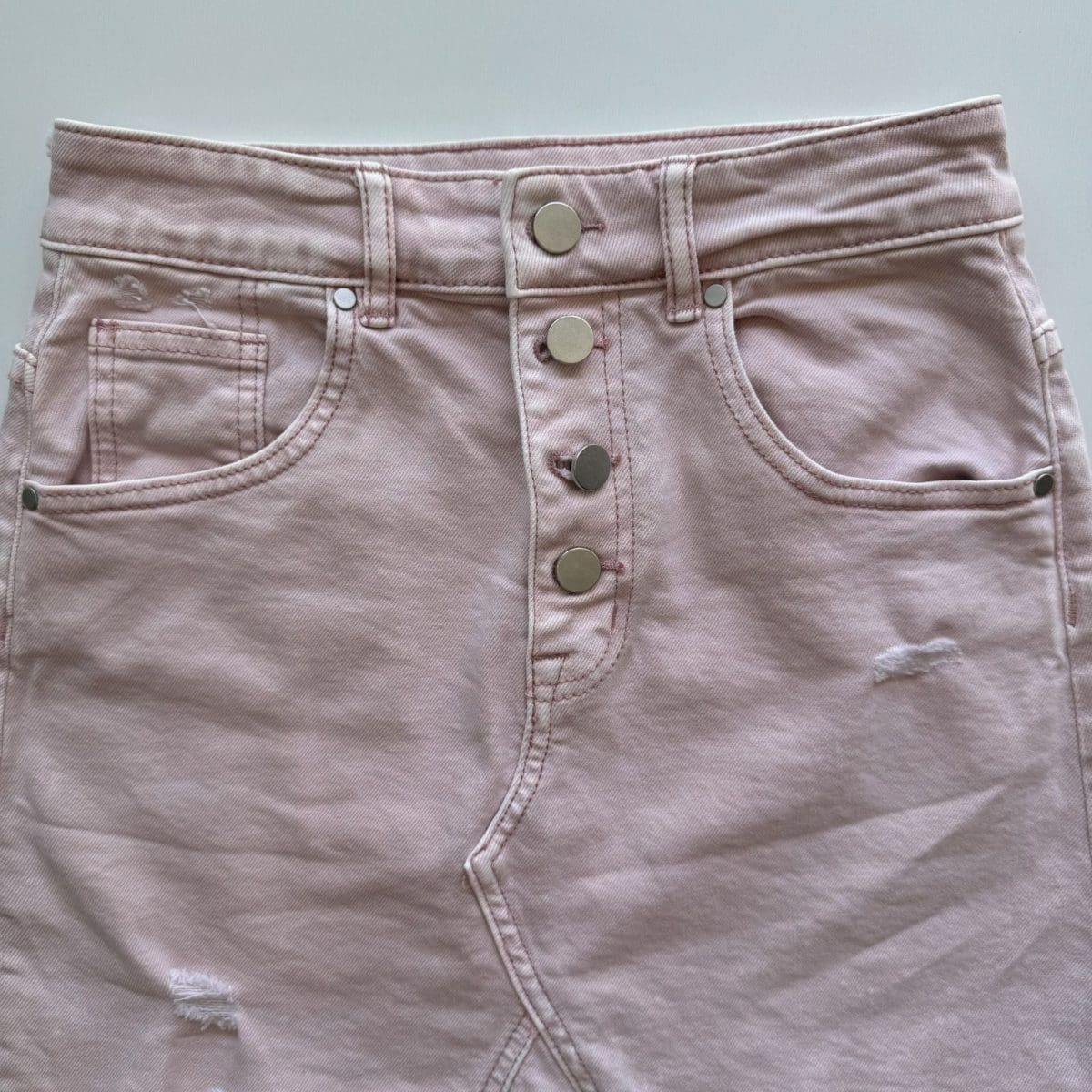 SEED TEEN Pink Denim style skirt