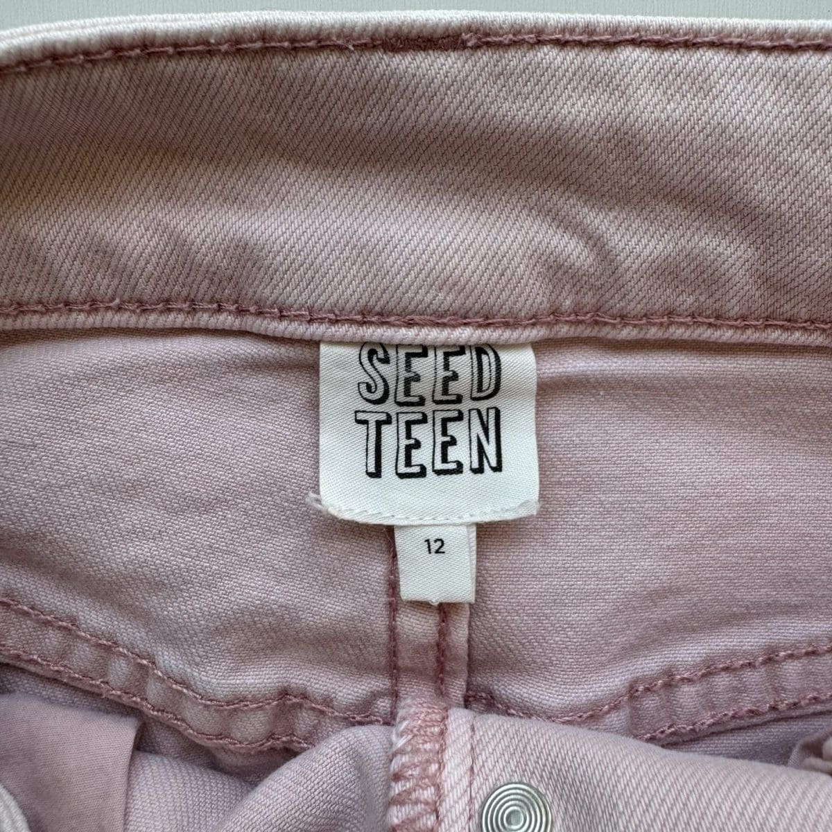 SEED TEEN Pink Denim style skirt