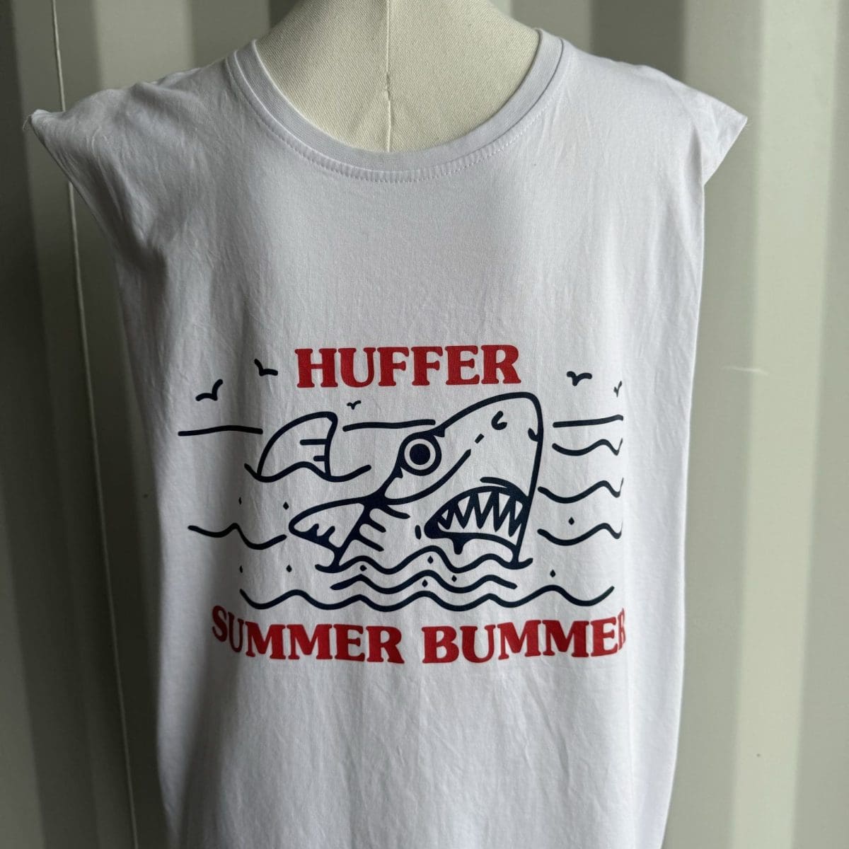 HUFFER Men’s White singlet