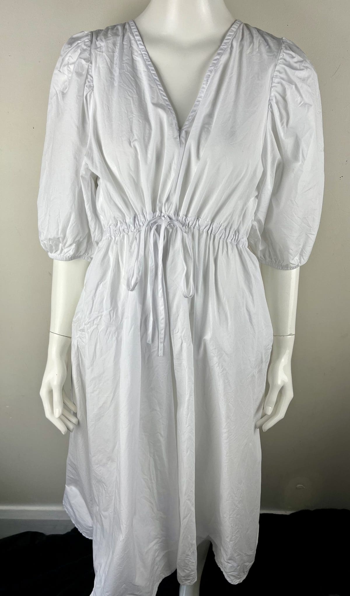 Fate & Becker White Cotton Dress