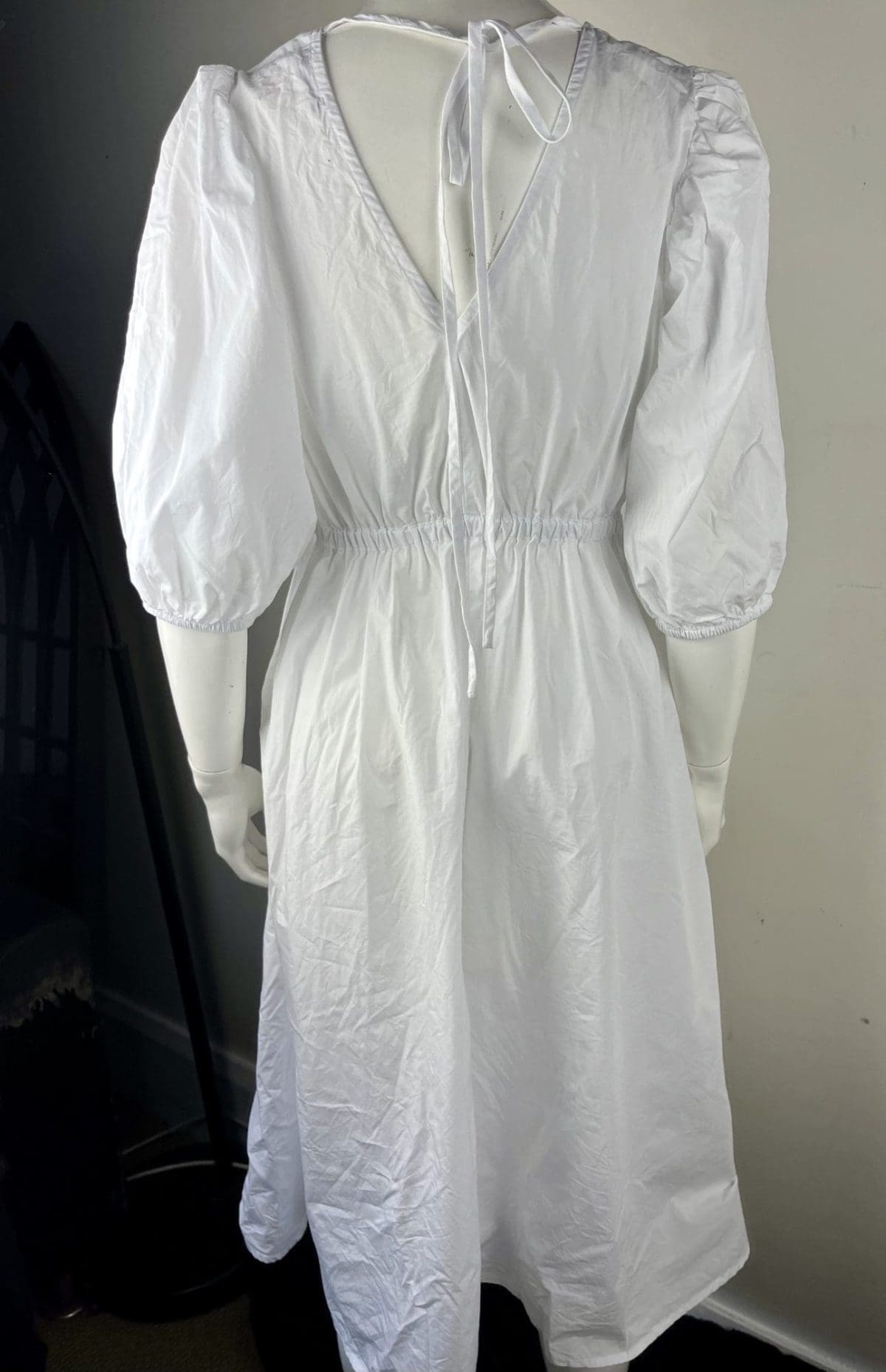 Fate & Becker White Cotton Dress