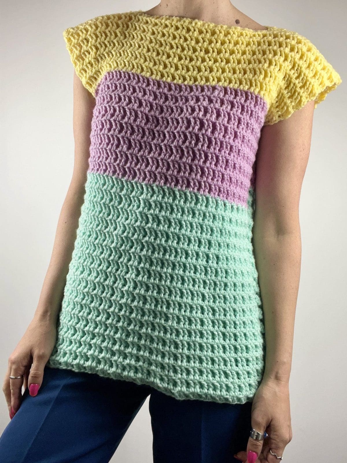 Knitted Vest Jumper