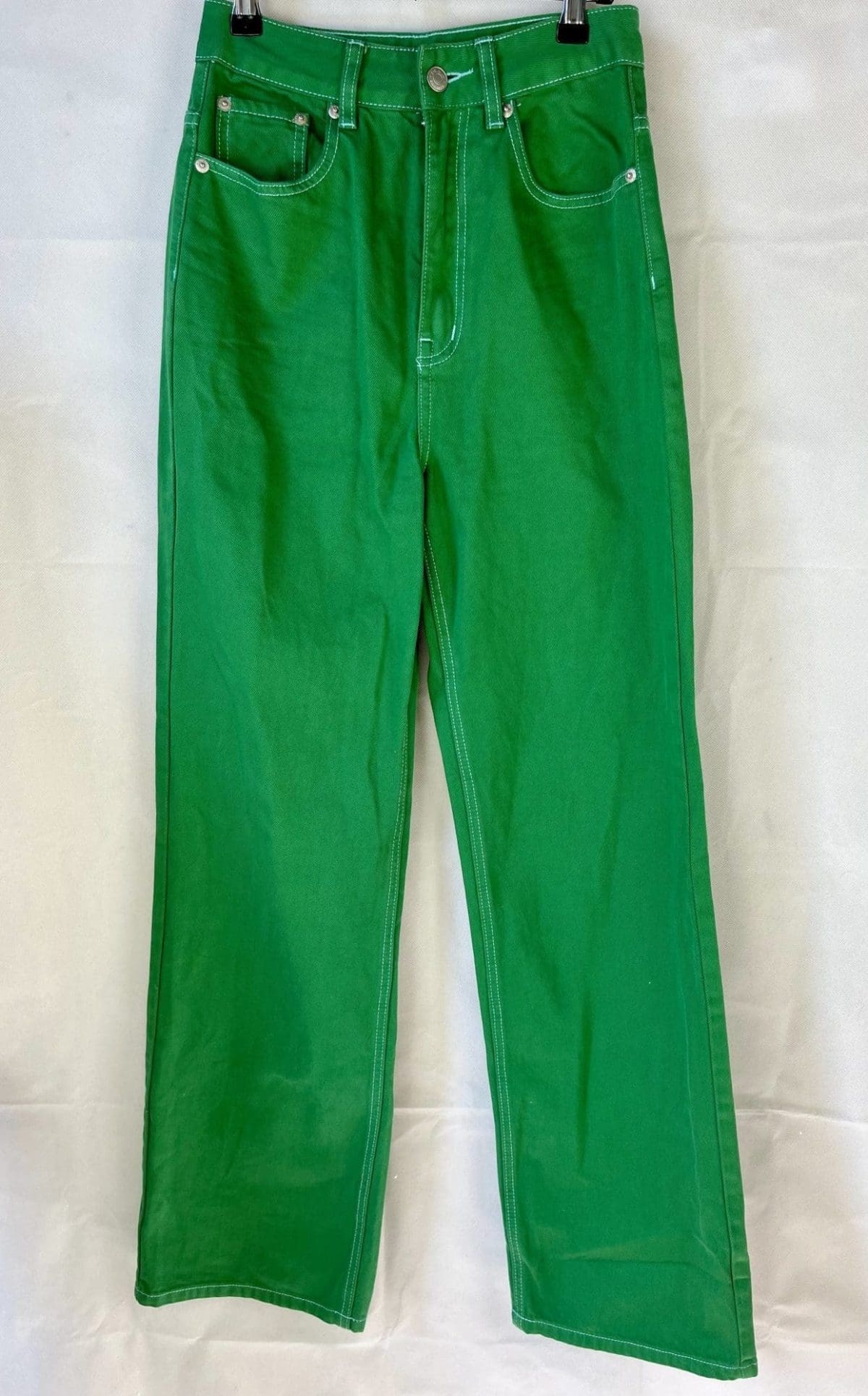 Green High Waisted Jeans