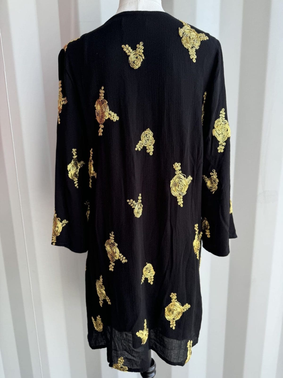 Wild Honey Black and Gold Dress