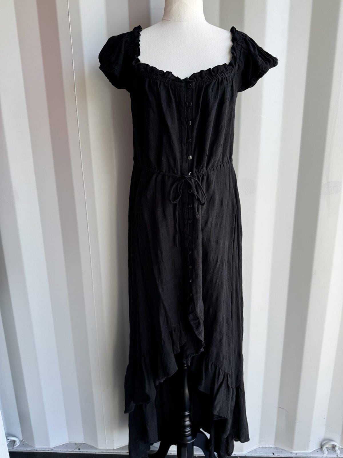 AUGUSTE Black Maxi Dress