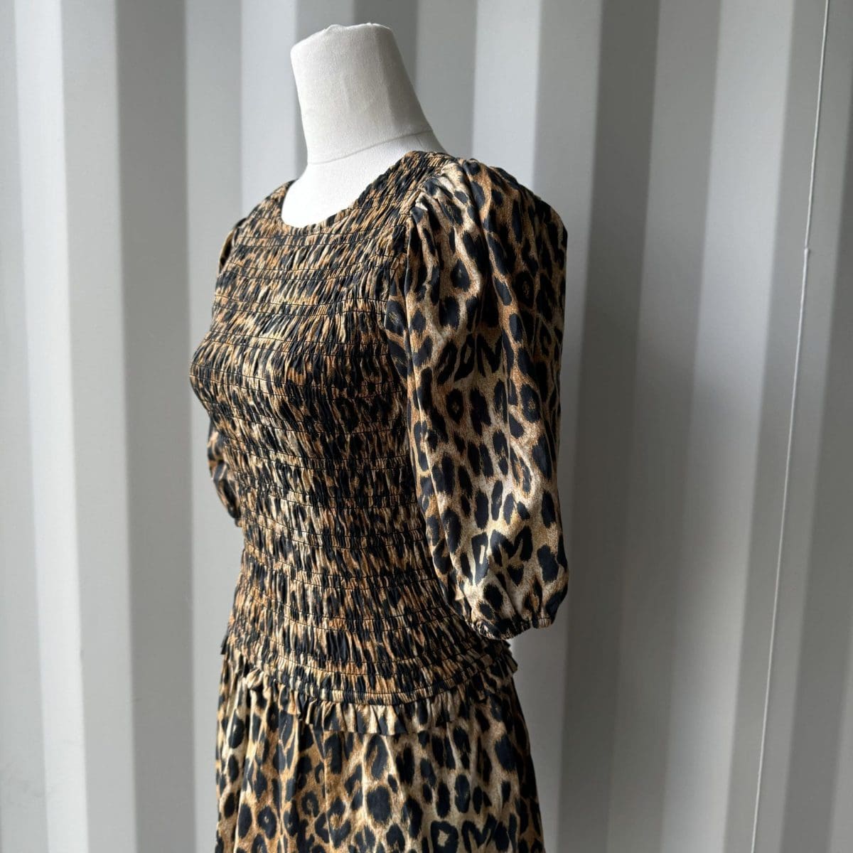 DAMSON MADDER Reversible Leopard Print Dress