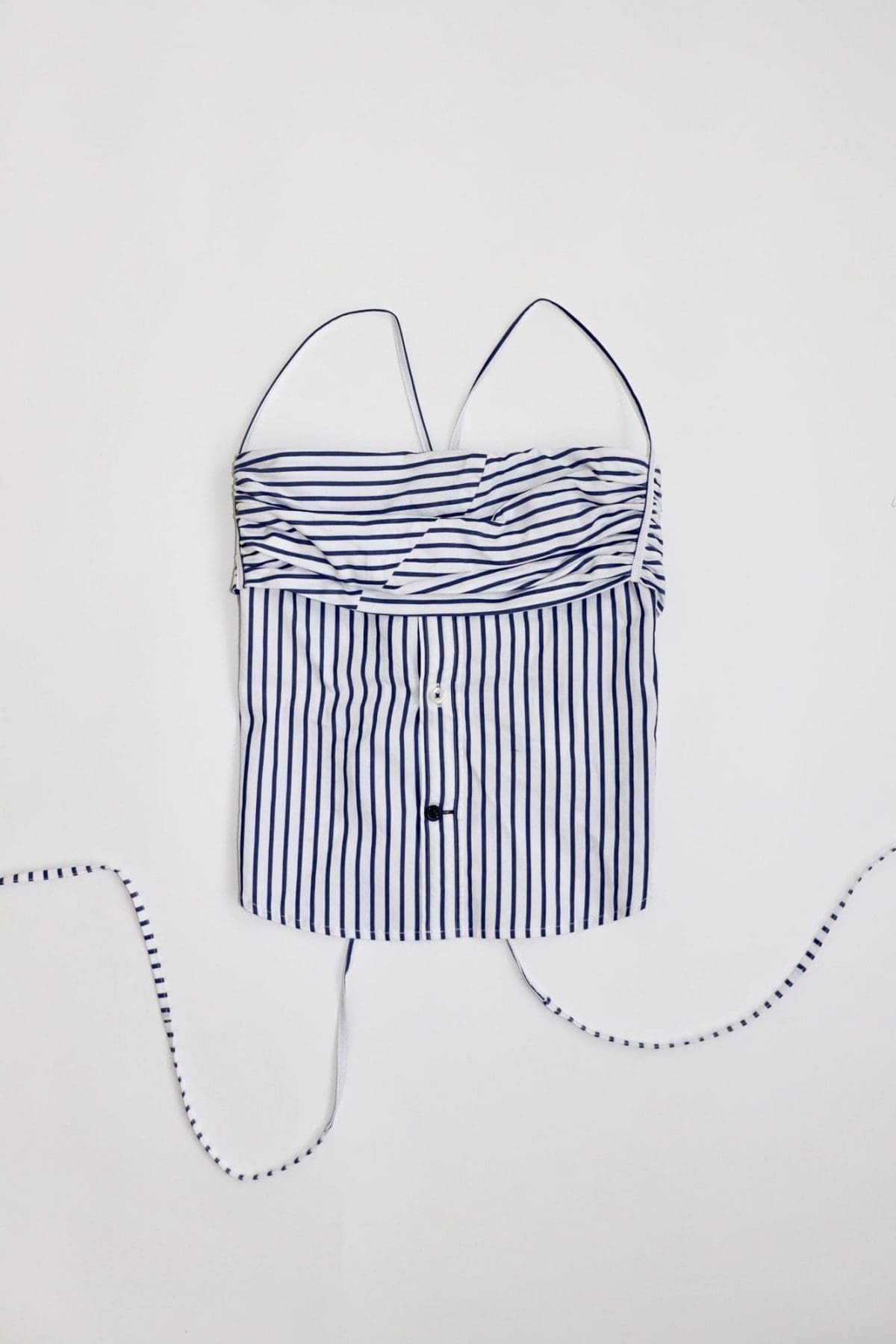 Blue Striped Tobi Top