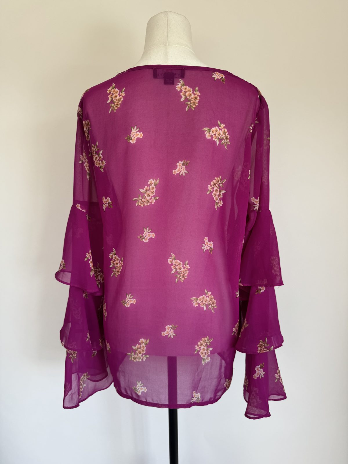 AUGUSTINE Purple Floral Long sleeve top