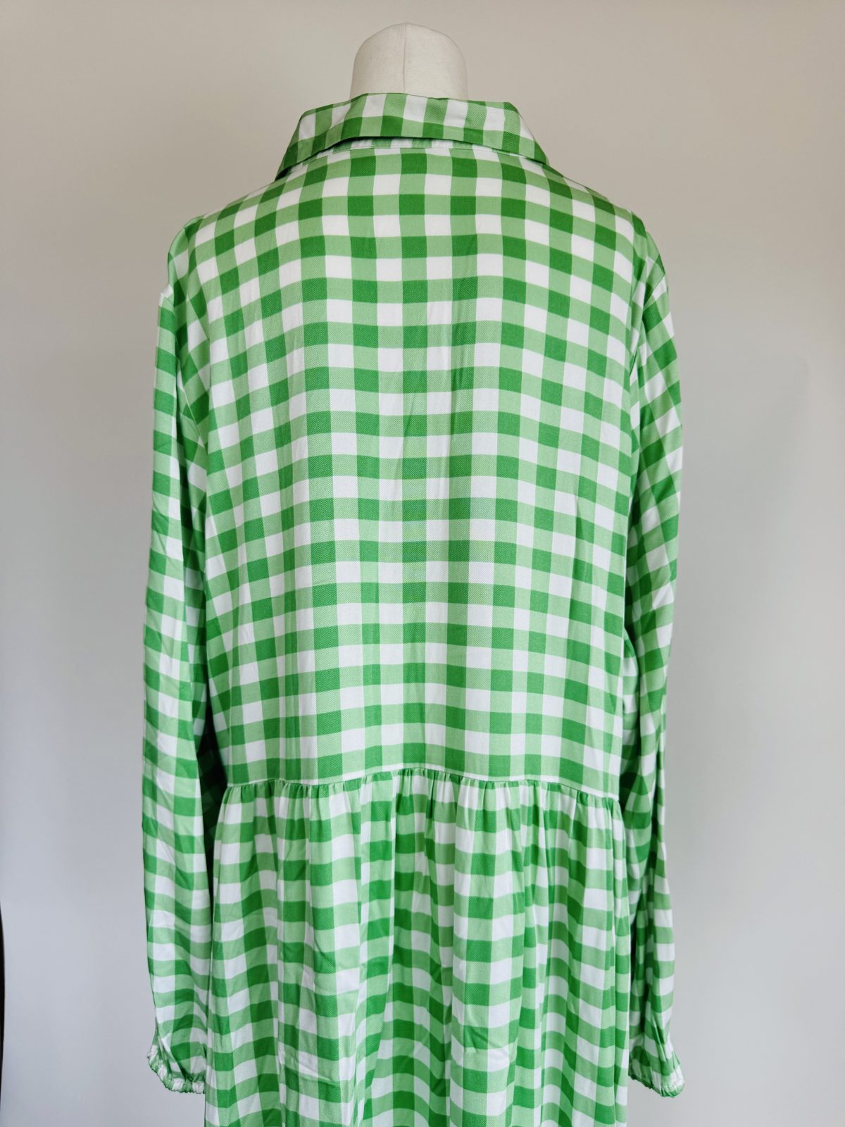 Betty Basics Bellamy Shirt Dress - Green Gingham