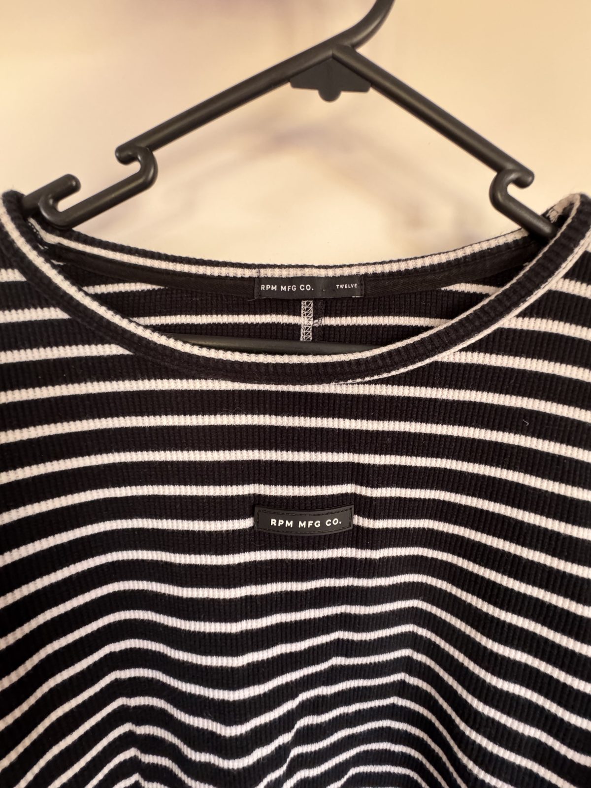 RPM Long sleeve striped top